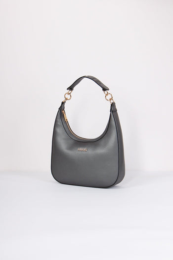 Borsa Hobo Tracolla Logo Antracite Met - 6