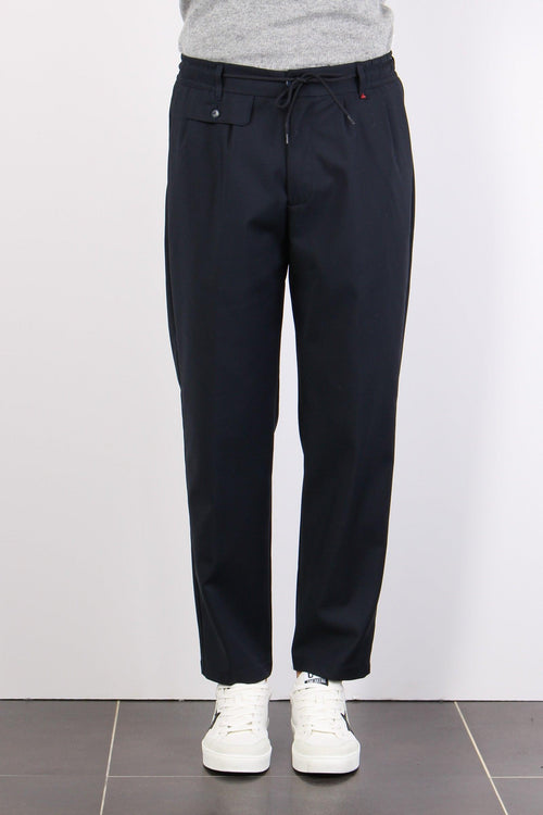 Pantalone Coulisse Blu - 2