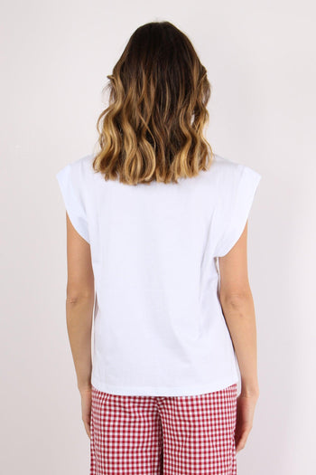 T-shirt Taschino Vichy Bianco/rosso - 3