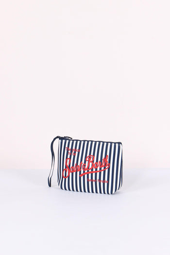 Aline Pochette Righe Blu/bianco - 2