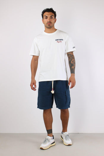 T-shirt Stampa Scritta Bianco - 3