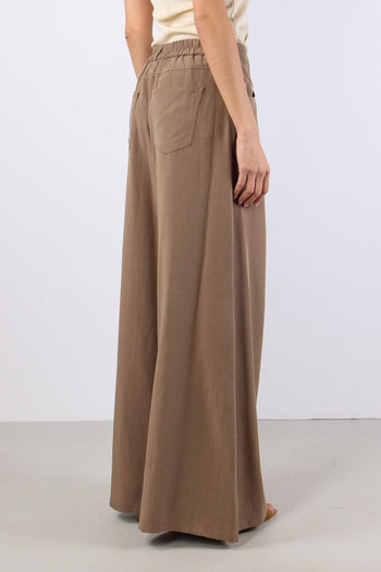 Pantalone 5 Tasche Tencell Biscotto - 6