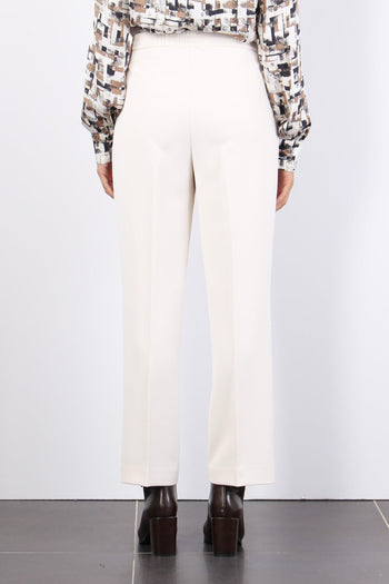 Pantalone Palazzo Crepe Naturale - 4