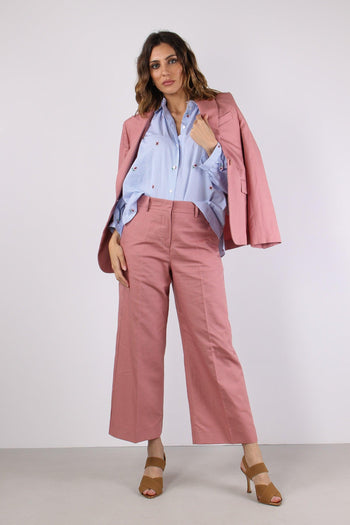 Butterfly Camicia Ricamo Fiori Bianco/azzurro - 5