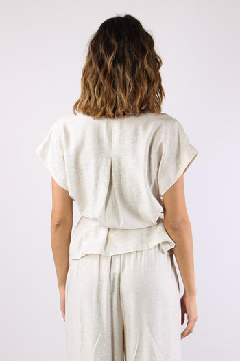 Camicia M/m Cinturata Naturale - 4