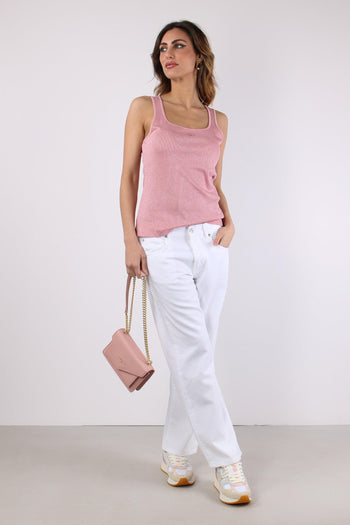 Canotta Lurex Logo Petalo - 4