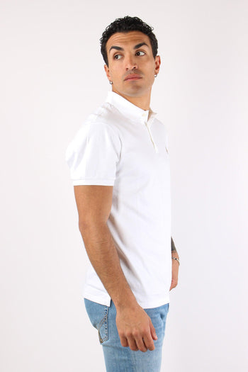 Polo Slim Fit Soft White - 5
