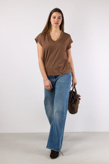 T-shirt Scavo V Over Avana - 5