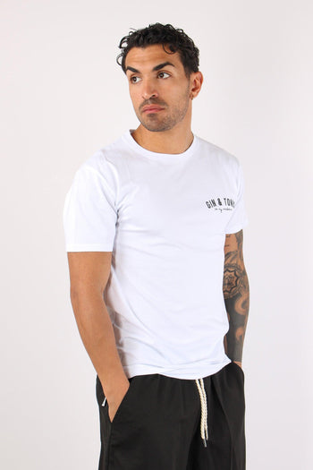 T-shirt Ricamo Gin & Tonic Bianco - 2