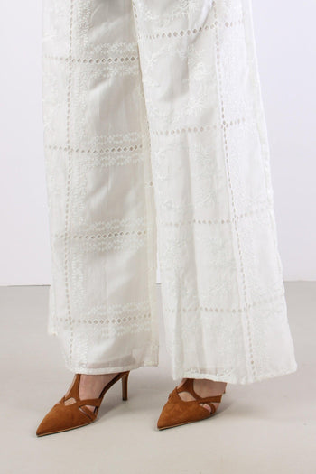 Pantalone Sangallo Cintura Bianco - 6