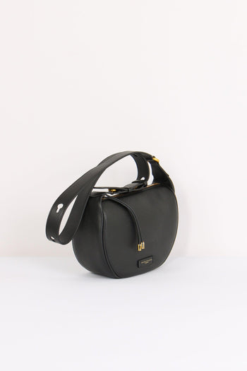 Charlotte Mezzaluna Pelle Nero - 6