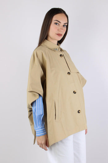 Poncho Trench Sabbia - 8