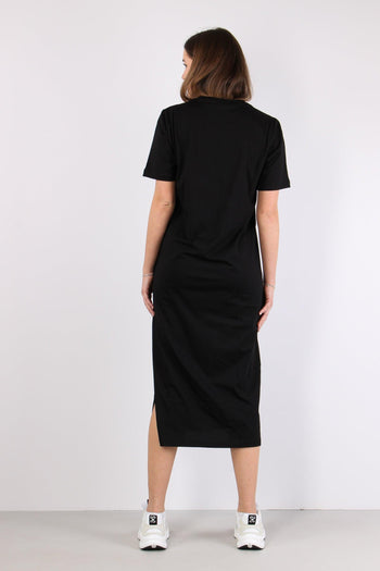 Abito Lungo Cotone Love Nero - 4