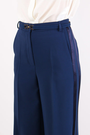 Pantalone Palazzo Raso Oltremare - 6