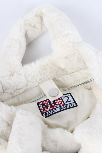 Borsa Ecopelliccia Fur White - 5