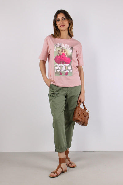 Chino Elastico Rasatello Salvia