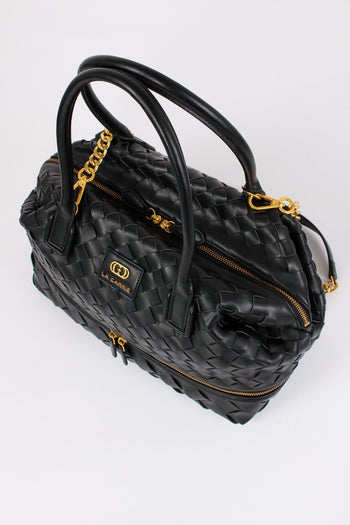 Bauletto Grande Intreccio Black - 6