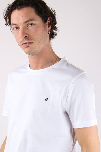 T-shirt Logo Cotone Bianco - 7
