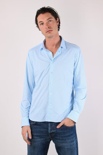 Camicia Tessuto Tecnico Micro Fantasia White - 2