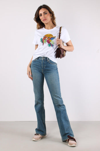 T-shirt Stampa Tucano Bianco - 3