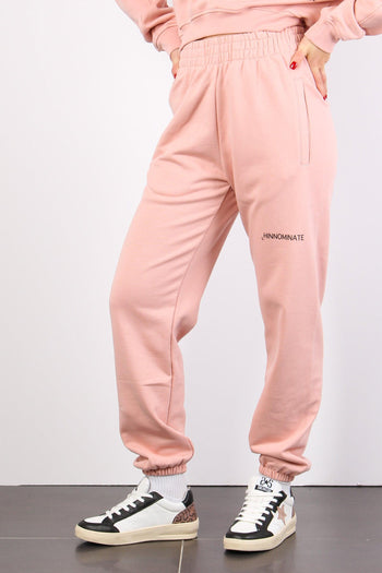 Pantalone Felpa Vita Alta Old Rose - 5