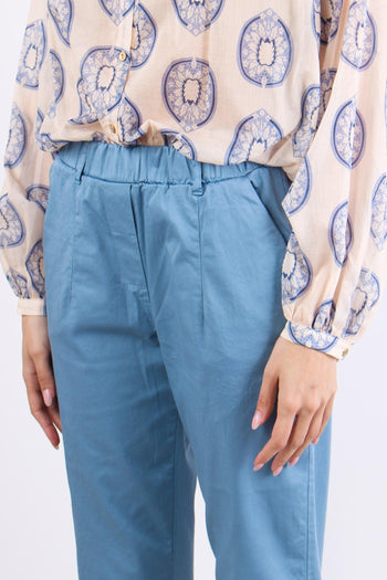 Pantalone Elastico Cotone Legg Polvere - 6