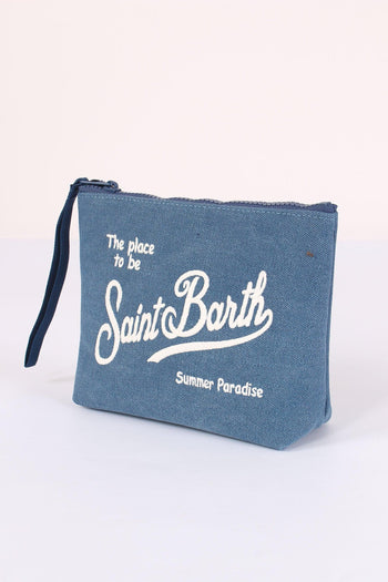 Aline Pochette Canvas Blu - 5