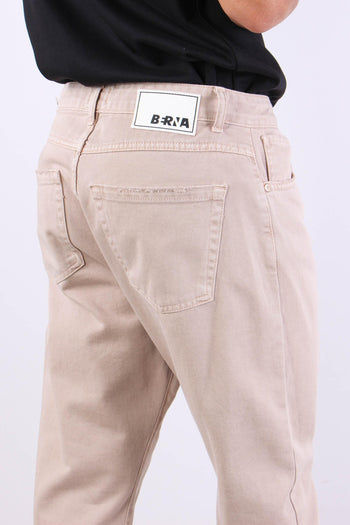 Pantalone 5 Tasche Bull Caffelatte - 6