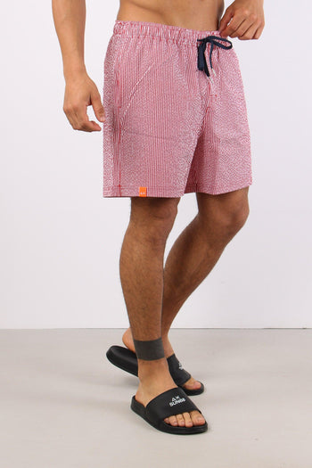 Costume Pantalone Riga Rosso/bianco - 5
