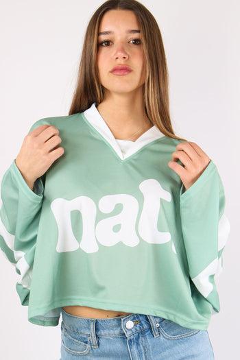 Maglia Hockey Cropped Menta - 8