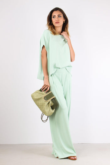 Casacca Over Scatoletta Verde Acqua - 5