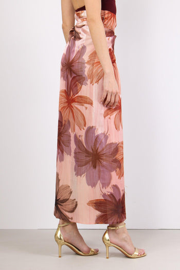 Gonna Tubo Piume Malva - 6