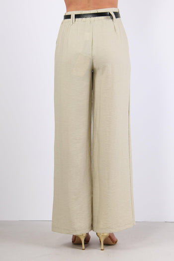 Pantalone Elastico Dietro Mist Salvia - 4