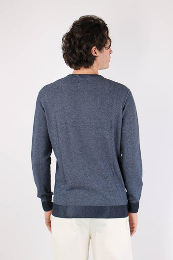 Girocollo Punto Riso Navy - 4