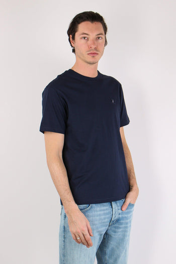 Adelmar T-shirt Logo Navy Blue - 7