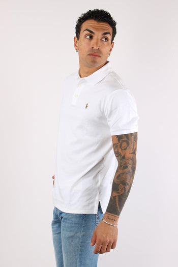 Polo Slim Fit Soft White - 7