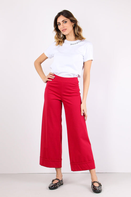 Pantalone Cropped Risvolto India