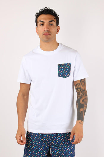T-shirt Taschino Fantasia Bianco/giallo - 3