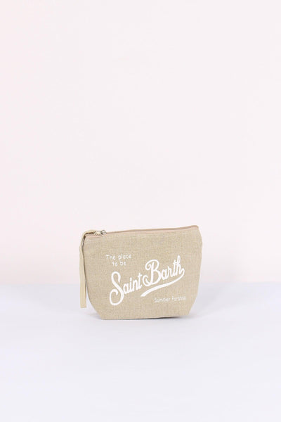 Aline Pochette Lino Beige