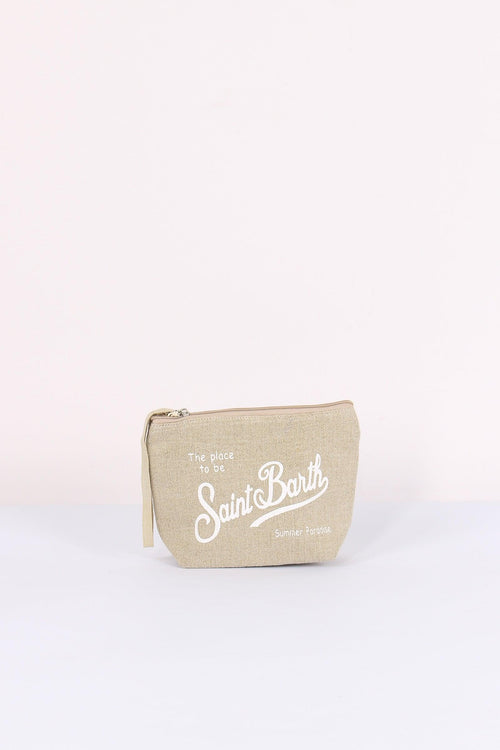 Aline Pochette Lino Beige