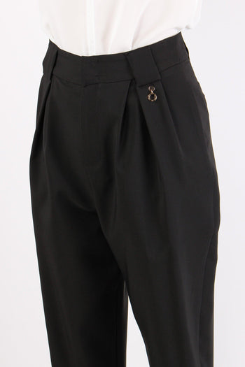 Setmu Pantalone Pences Tessu Black - 6
