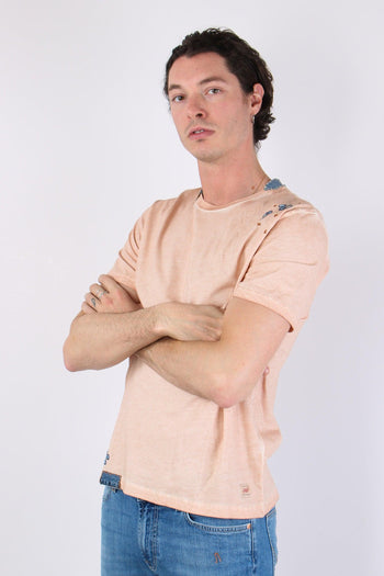 T-shirt Ricamo Fiori Aurora - 4