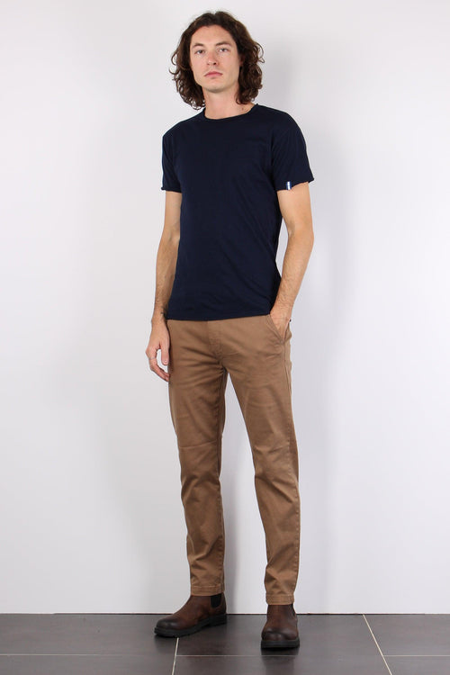 T-shirt Manica Corta Cotone Blu Navy - 2