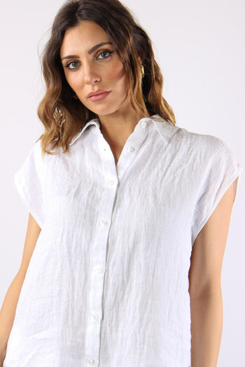 Camicia Smanicata Bottini Retr Naturale - 6