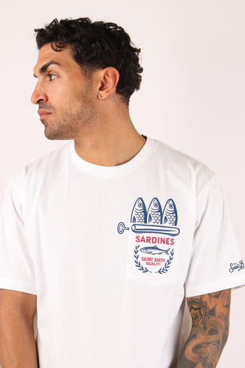 T-shirt Stampa Bianco - 3