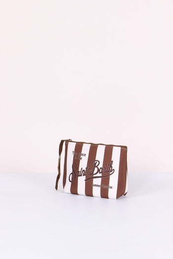 Aline Pochette Righe Moro/bianco - 2