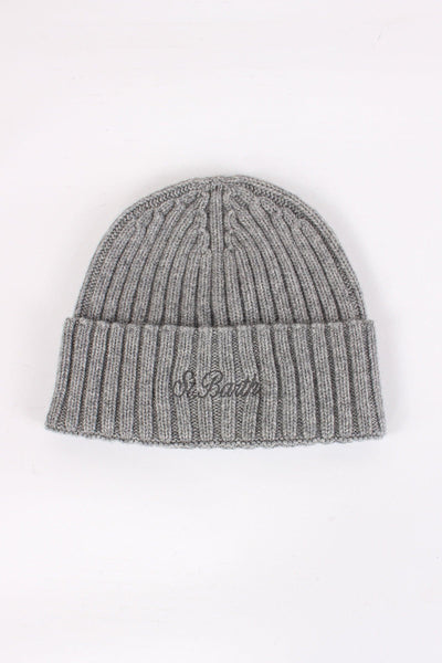 Cuffia Costa Logo Grey Melange