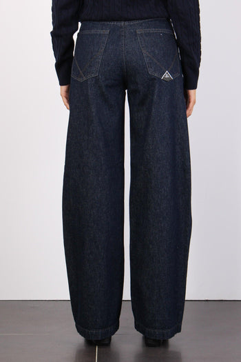 Denim Palazzo Denim Scuro - 4