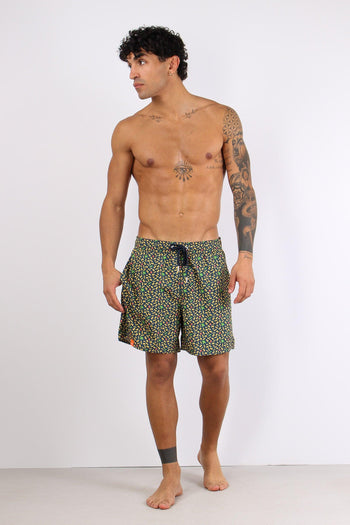 Costume Boxer Stampa Pasta Navy Blue - 6