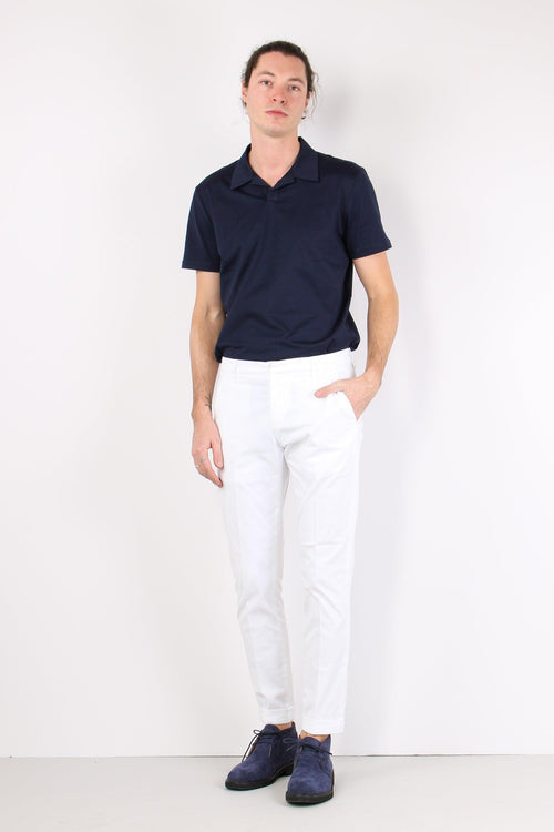 Gaubert Pantalone Gabardina Bianco